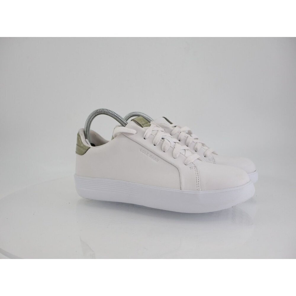 Cole Haan Women 8.5 C Wide Grand Crosscourt Joy Platform Sneaker White Leather - Picture 3 of 12